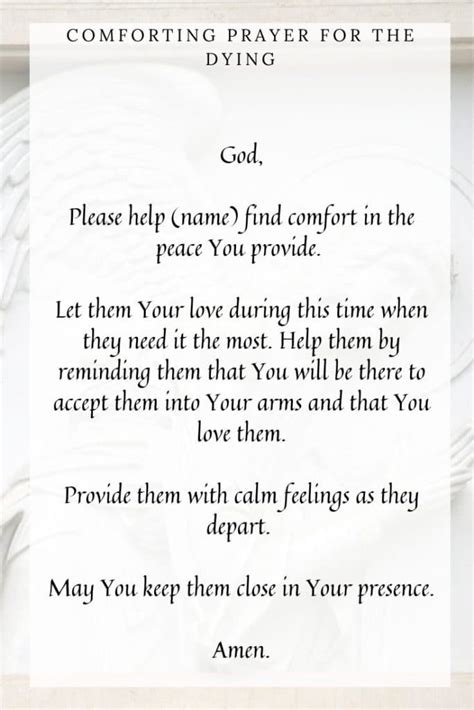 8 Divine Prayers For Peace And Comfort For The Dying Prayrs