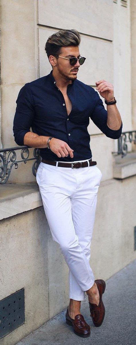 180 Mens White Pants Outfits Ideas White Pants Outfit Mens Outfits