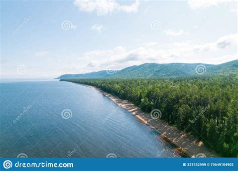 Summertime Imagery Of Lake Baikal Is A Rift Lake Located In Southern