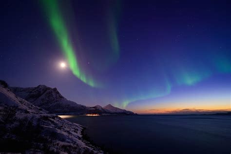 Alaska Aurora Aurora Borealis Northern Lights Nature Sky