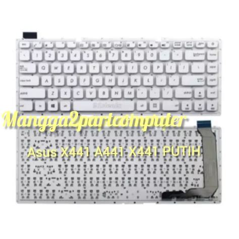 Jual Keyboard Laptop Asus X441n X441m X441s X441u X441b X441uv X441 A441 X441 Putih Shopee