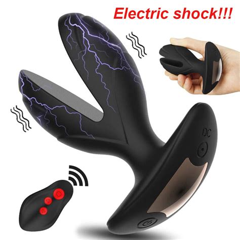Electric Anal Butt Plug Prostate Massager Shock Vibrator Dildo Sex Toy Men Women Ebay