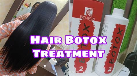 Hair Botox Treatment With Smoothening Complete Tutorial Youtube