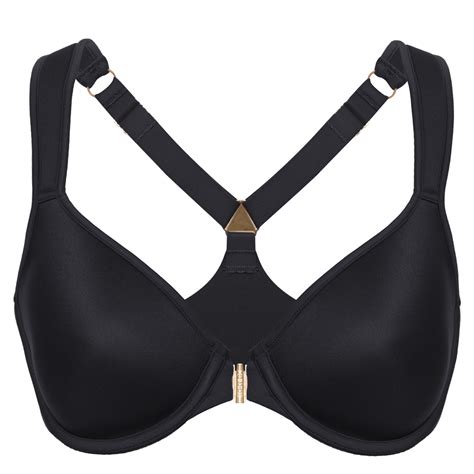 Womens Full Coverage Front Closure Bra Underwire Racerback Light