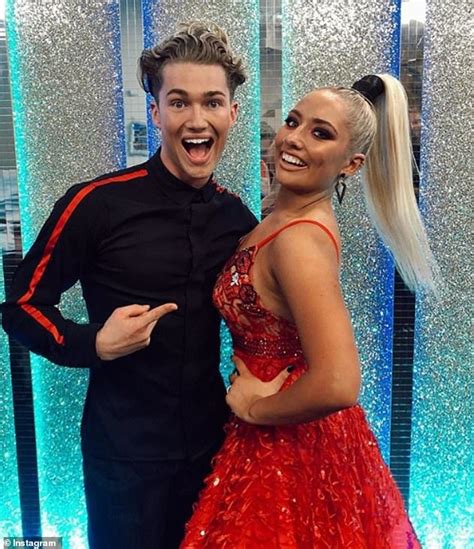strictly s saffron barker and aj pritchard look cosy despite insisting they are just friends