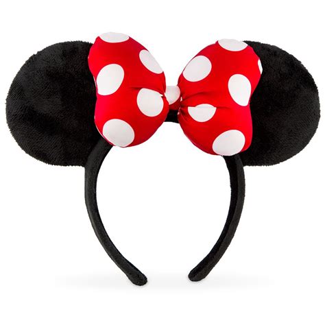 Disney Minnie Ear Headband Classic Minnie Mouse Plush