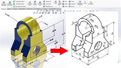 📌solidworks Tutorial For Beginners Exercise 7 Youtube