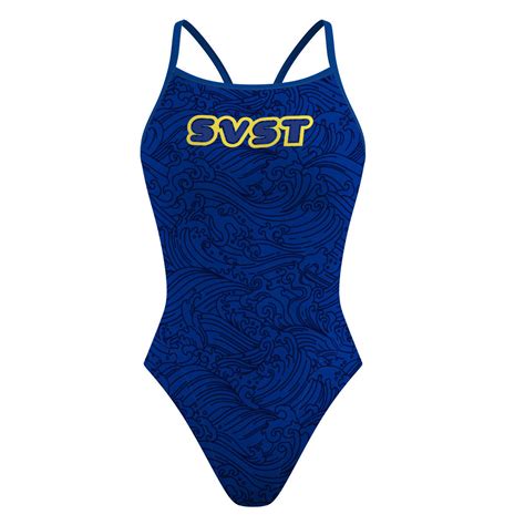 Sun Valley Swim Team V41 Skinny Strap Swimsuit Q Team Store
