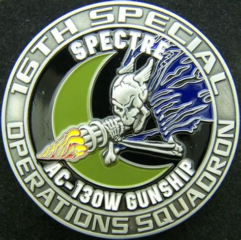 16th Special Operations Squadron Sos Spectre Ac 130w Gunship Challenge