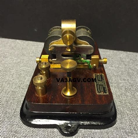 Morse Code Cw Key Telegraph Straight Telegraph Key Sounder Railroad