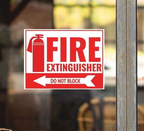 Buy Vinyl Fire Extinguisher Decals Best Of Signs