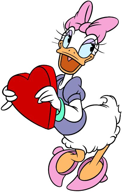 Donald And Daisy Duck Valentines Clip Art Library
