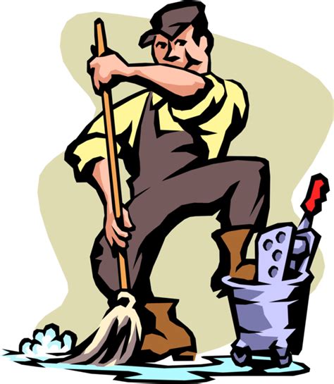 Janitor Clipart Industrial Janitor Industrial Transparent Free For Riset