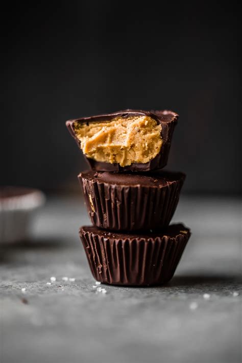 Homemade Healthy Peanut Butter Cups Ambitious Kitchen