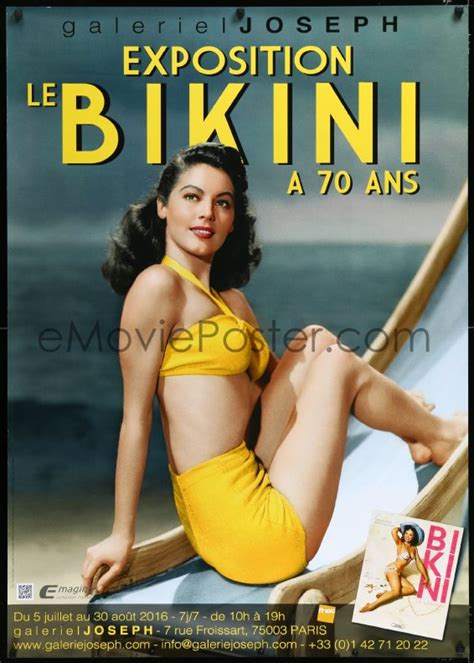 9z0017 Exposition Le Bikini A 70 Ans 33x47 French