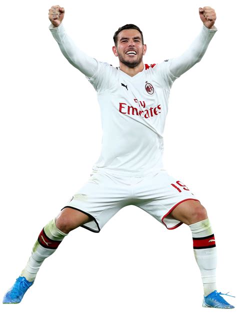 Theo Hernandez Milan Football Render Footyrenders