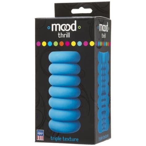 Mood Thrill Blue Soft Ur3 Discreet Male Masturbator Cock Stroker Sleeve