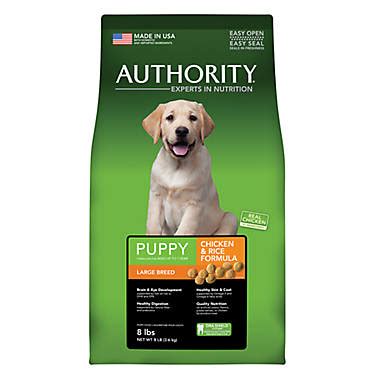 You always want the very best that you can afford for your faithful friend, but at times it seems like we're overwhelmed with options. Authority® Large Breed Puppy Food - Chicken & Rice | dog ...