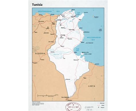 Maps Of Tunisia Collection Of Maps Of Tunisia Africa Mapsland