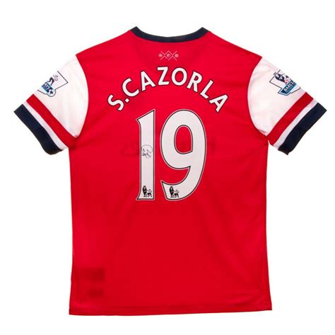The official account of arsenal football club. Arsenal FC Signed Shirt - Cazorla