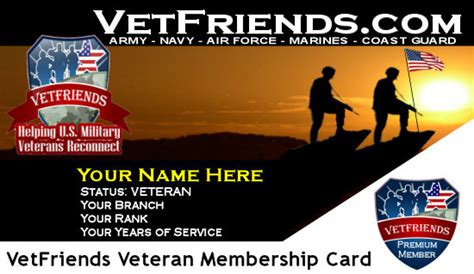 The military id card doubles as a health insurance card. Veteran Business Resources & National Veterans Business Directory