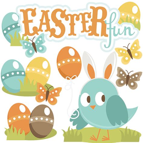 Easter Fun SVG scrapbook title easter svg files easter cut files easter svg files free svgs cute ...