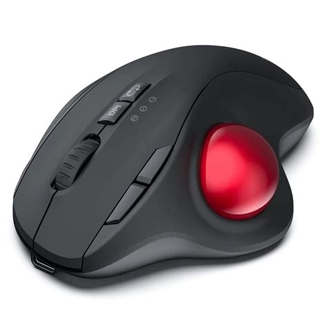 Buy Bluetooth Trackball Mouse 24g Usb Wireless And Bluetooth Ergonomic
