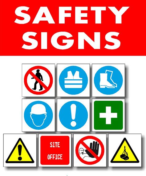 Pics For Safety Signs