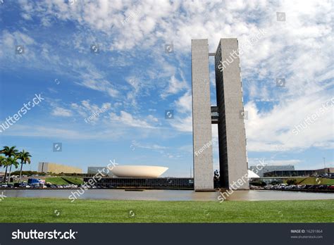 Brazils Parliament House National Congress In The Capital Brasilia