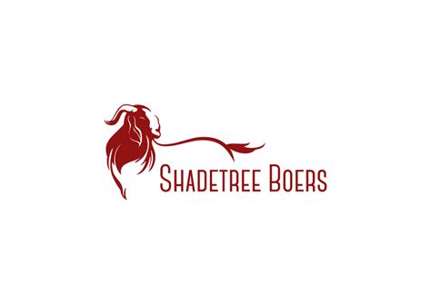 Modern Masculine Farm Logo Design For Shadetree Boers By