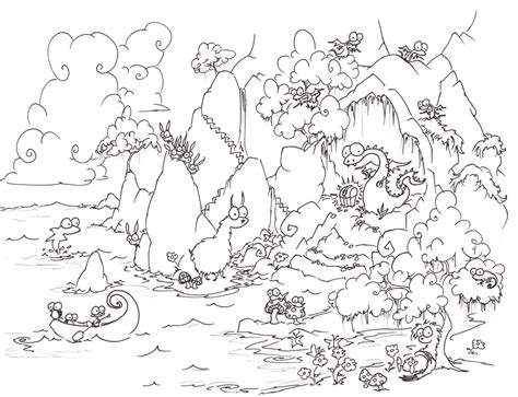 Cave Coloring Pages at GetColorings.com | Free printable colorings pages to print and color