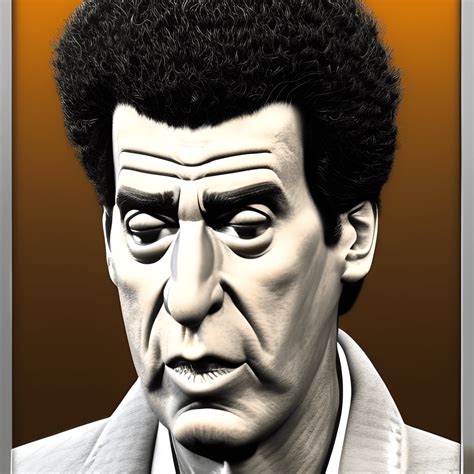 Cosmo Kramer From Seinfeld Hyper Realistic Graphic · Creative Fabrica