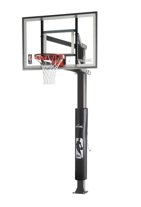 Spalding 54 Glass In Ground Basketball Hoop