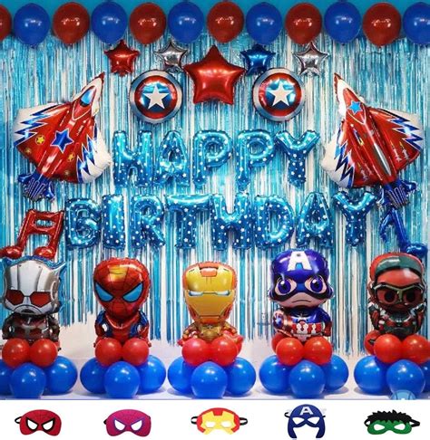 Marvel Avengers Balloon Bouquet Superhero Party Superhero Iron Man