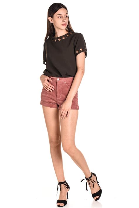 The shipments may be subject to import taxes, custom. Forever 21 - Shorts Cotelê Rosa | TROC | Brechó Online ...