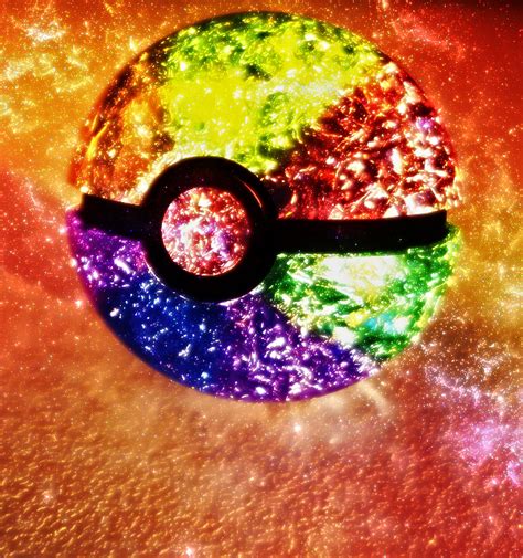 Rainbow Pokeball V2 By Marzarret On Deviantart