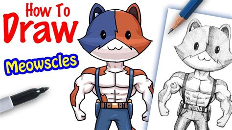 How To Draw Meowscles Fortnite