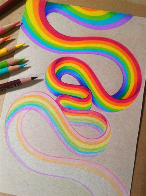 Rainbow Practice Wip By Dannii Jo On Deviantart Prismacolor Art