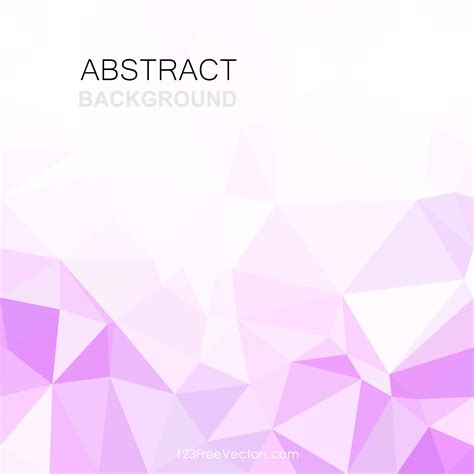 Light Purple Abstract Polygonal Background Clip Art