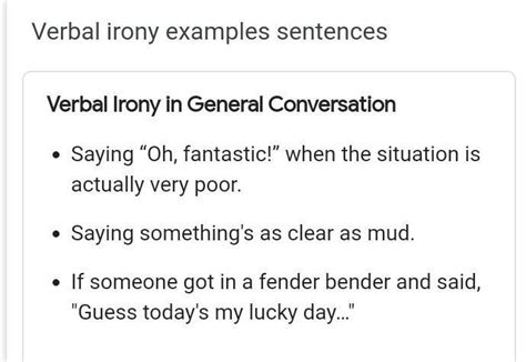 Verbal Irony In Sentence In Related In Your Life Brainlyph
