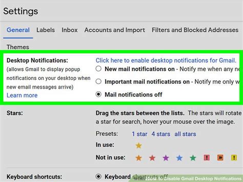 How To Disable Gmail Desktop Notifications With Pictures