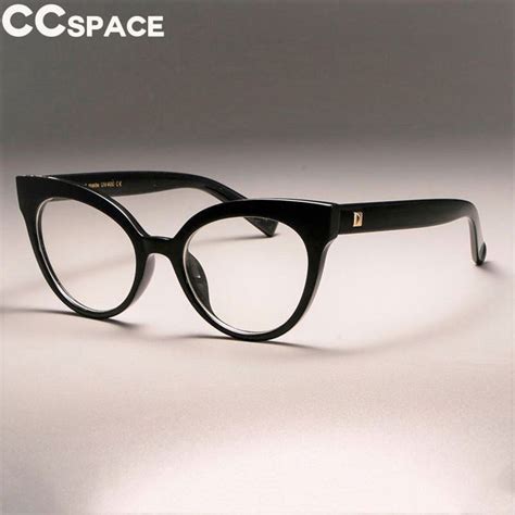 Cat Eye Glasses Frames Elegant Women Brand Designer Female Optical