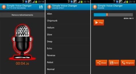 5 Voice Changer Apps For Android With Many Voice Effects