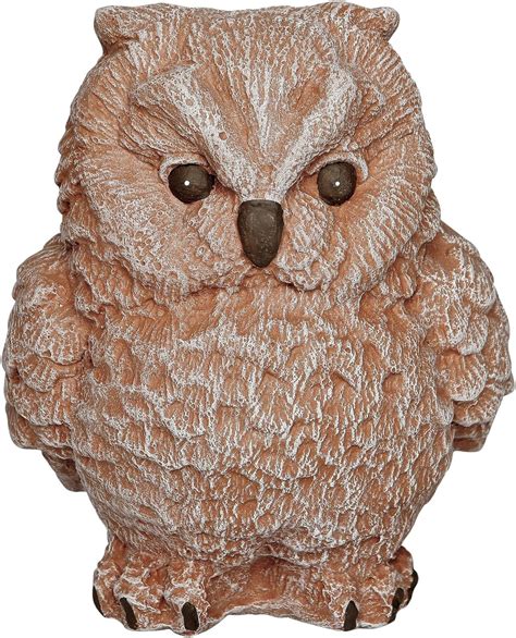 Garden Ornament Owl Cast Stone Terracotta Everything Else