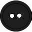 Black Round Button With 2 Hole PNG Image  PurePNG Free Transparent