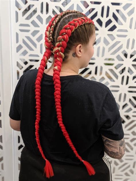 Dutch Braids With Cornrow Braids With Weave Braids With Extensions