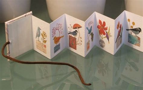 Accordion Book Of Birds Handmade Books