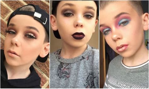 10 Year Old Boy With Amazing Makeup Skills Photos