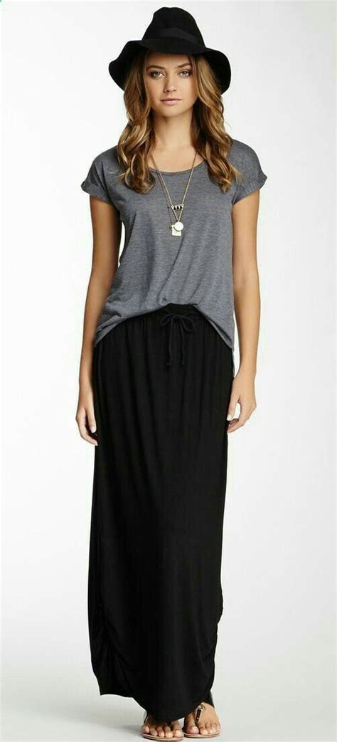 Pin By Moli Maratzzi On Trendy And Classic Maxi Skirt Outfits Long