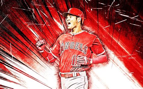 Buy guaranteed authentic shohei ohtani memorabilia including autographed jerseys, photos, and more at www.sportsmemorabilia.com. Download wallpapers 4k, Shohei Ohtani, grunge art, MLB ...